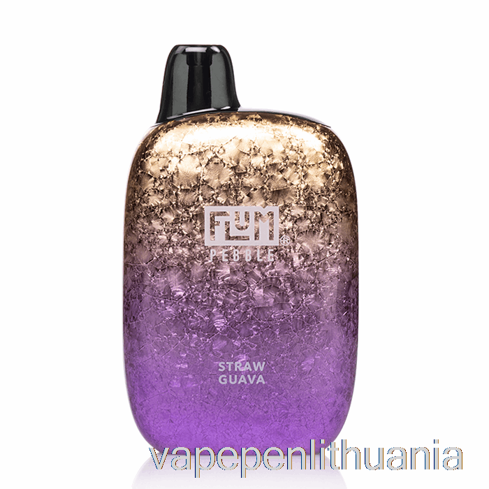 Flum Pebble 6000 Vienkartinis Braškių Gvajavos Vape Skystis